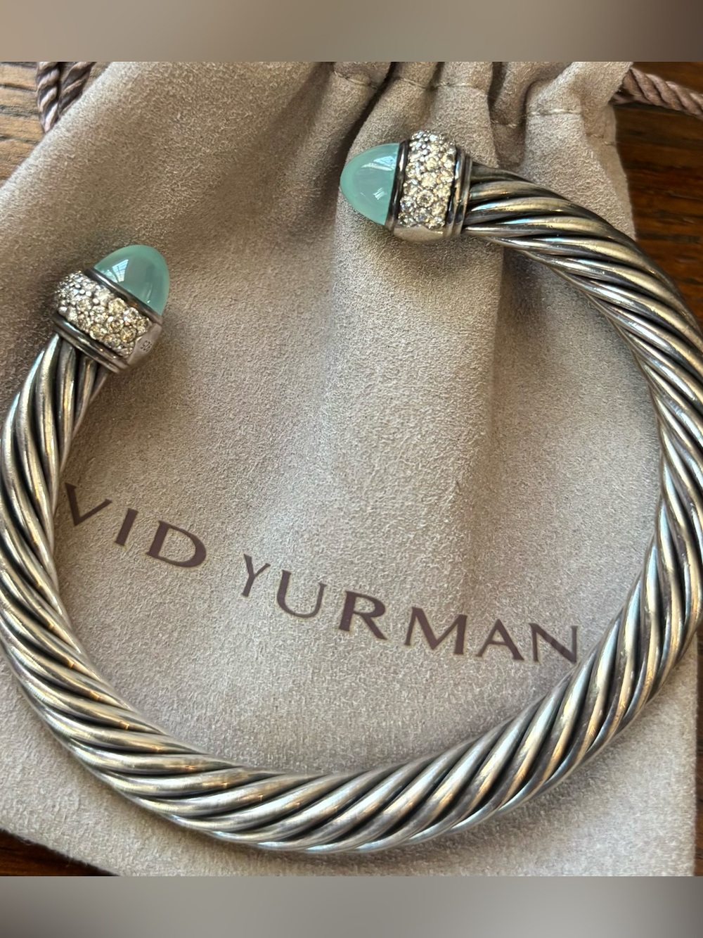 DAVID YURMAN ✨🩵HP🩵✨ 7mm Cable Cuff - Authentic